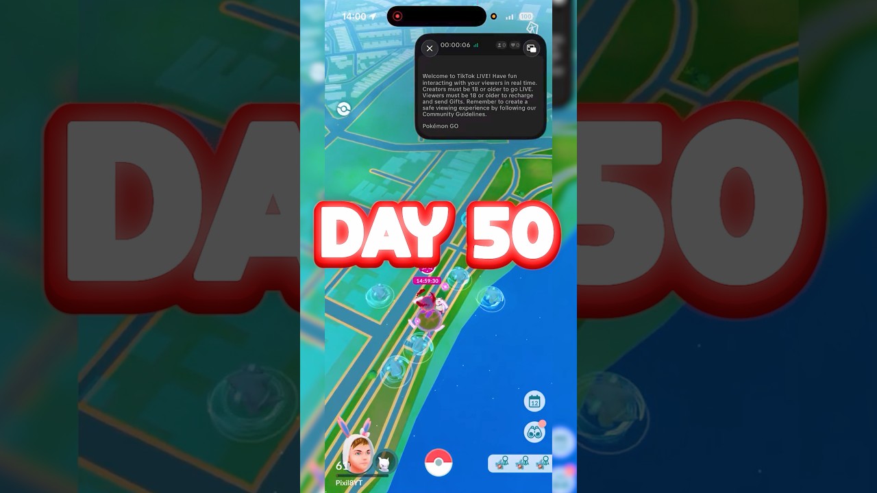 I can’t go home till I catch a ✨Shiny✨ Pokemon! Day 50! #pokemongo #shinypokemon #shiny #pokemon