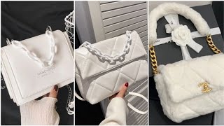 اجمل شنط كروس بيضاء 2021/2022 ✨WHITE CROSSBODY BAGS FOR WOMEN 💫