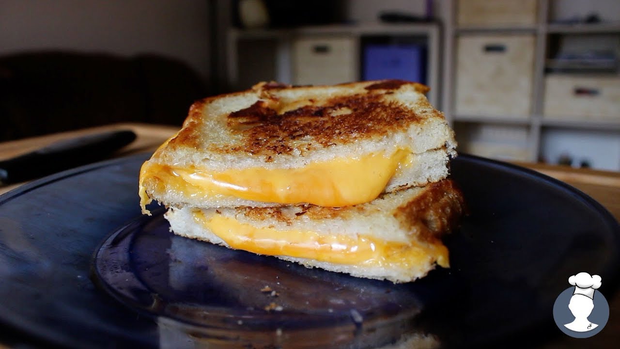 3 Cheese Grilled Cheese Sandwich Recipe YouTube