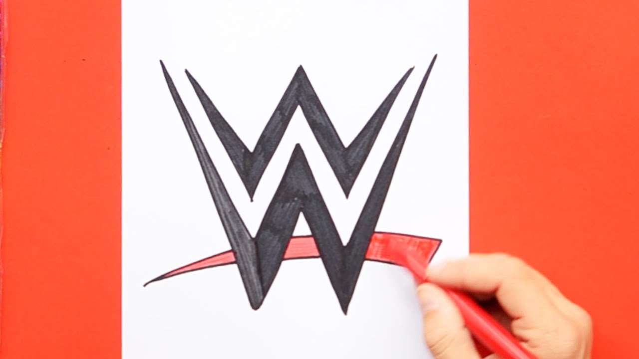 How to draw WWE Logo - YouTube