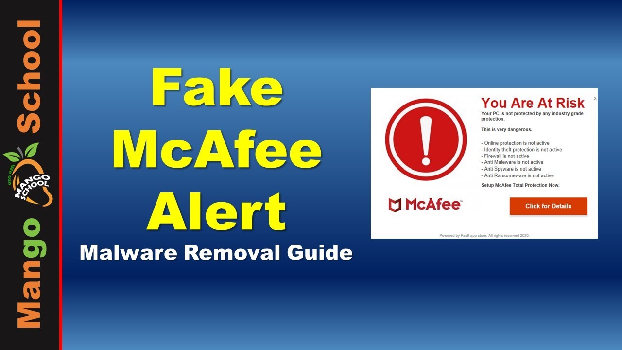 free online virus scan and removal mcafee