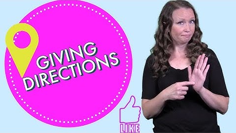 ASL Practice: GIVING DIRECTIONS| ASL | #aslinteractive