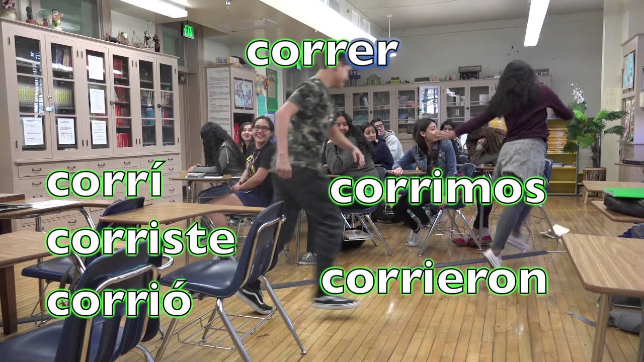 Spanish song for Preterite conjugation of regular ar, er, ir verbs