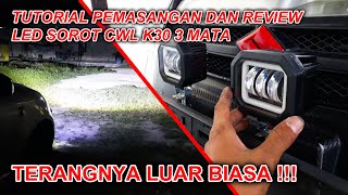 LAMPU TEMBAK MOTOR PALING TERANG - COCOK BUAT NERABAS HUTAN❗❗❗❗❗❗❗