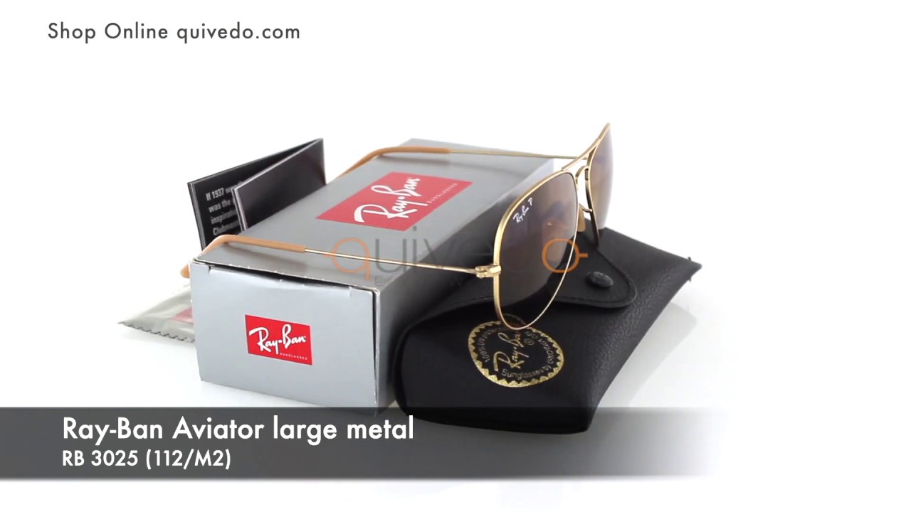 Ray Ban Aviator large metal RB 3025 112/M2