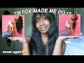 TURNING MYSELF INTO NORMANI | tiktok made me do it smh