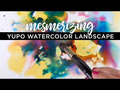 Yupo paper painting: two tips to make painting easier! 