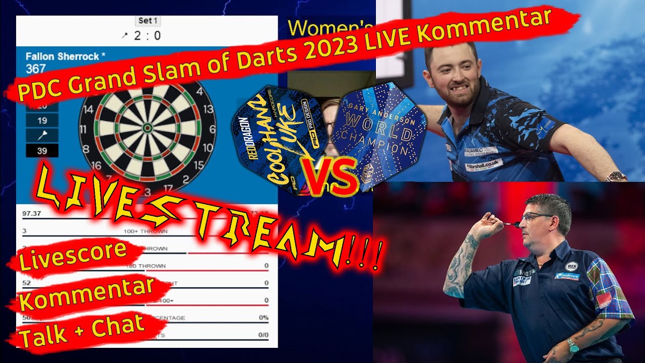 darts live grand slam of darts