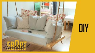 Indoor HOLLYWOODSCHAUKEL einfach und günstig selber bauen | Swing Chair | Porch Swing | DIY | EbArt