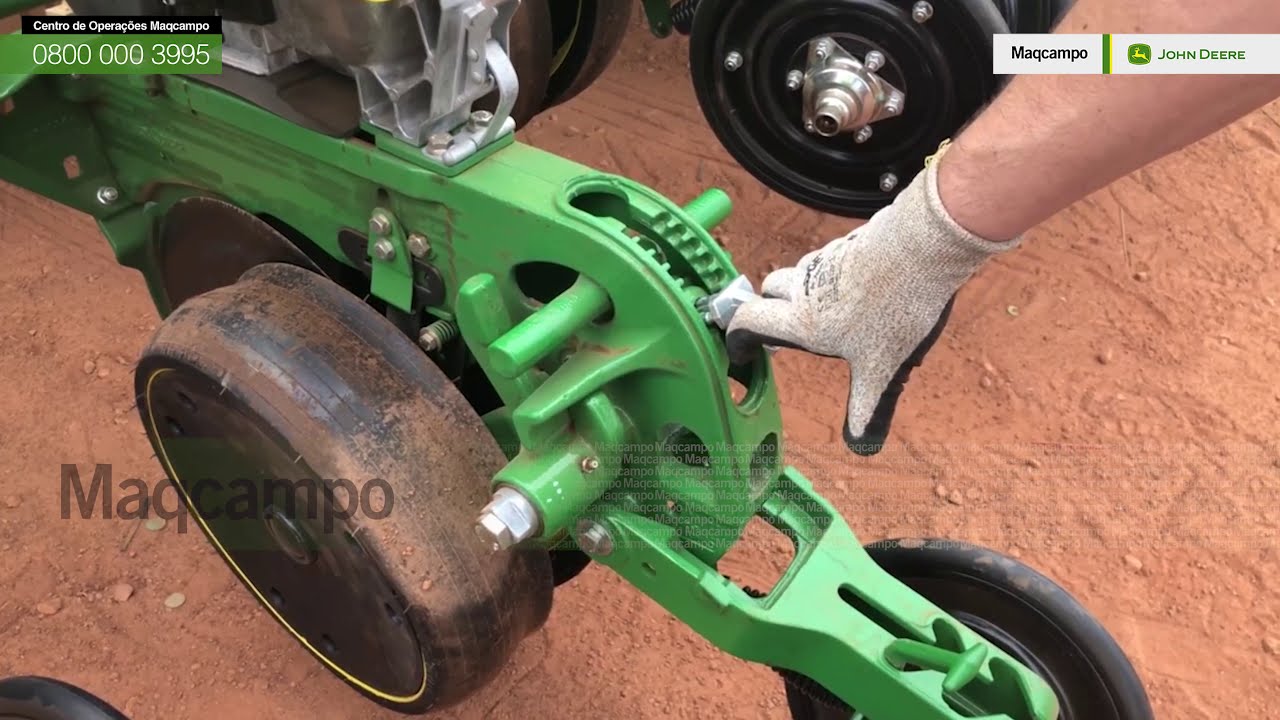 Como regular a profundidade de sementes no solo - Entrega Técnica PL (Maqcampo | John Deere)