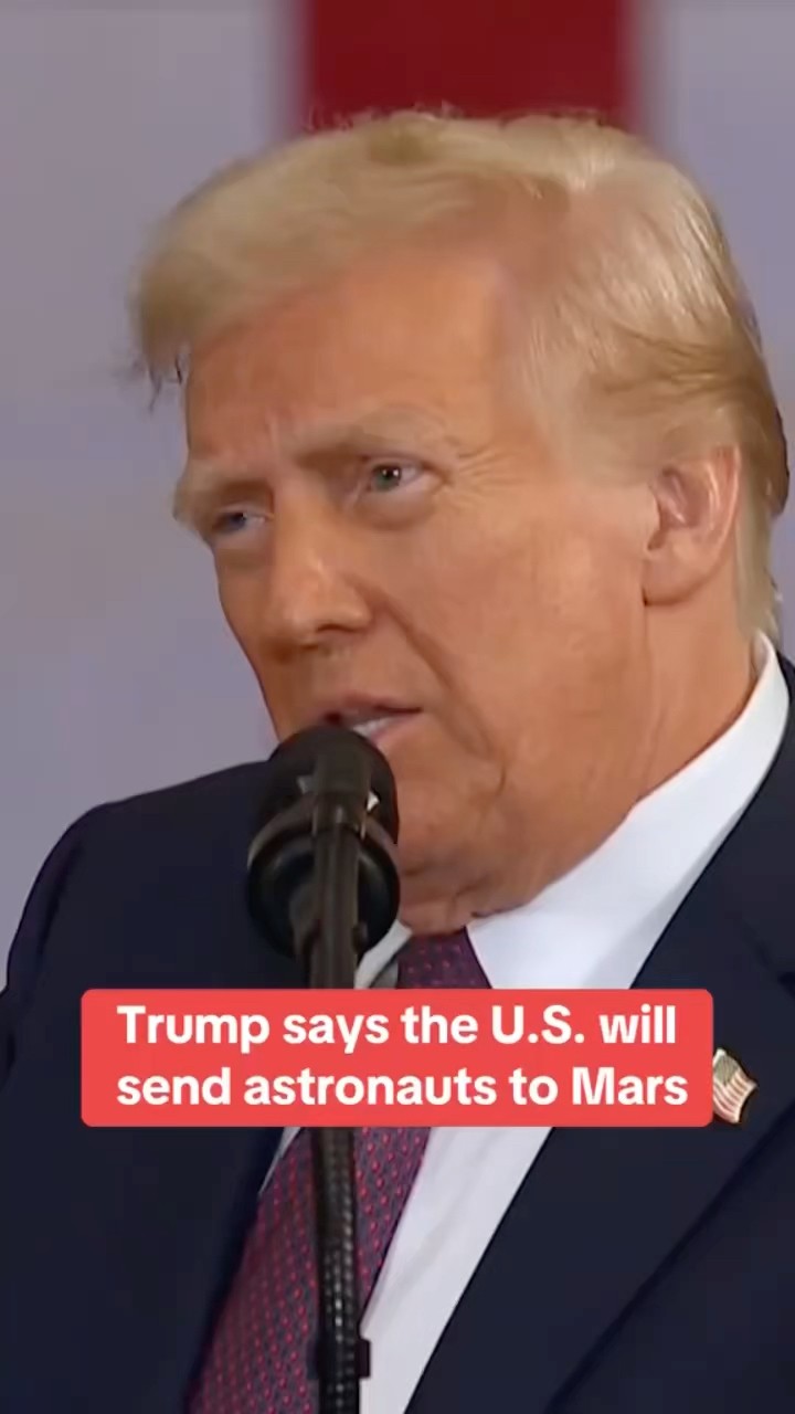 Trump says U.S. will send astronauts to Mars #shorts