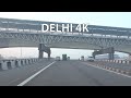 Delhi India 4K - Expressway Sunrise Drive