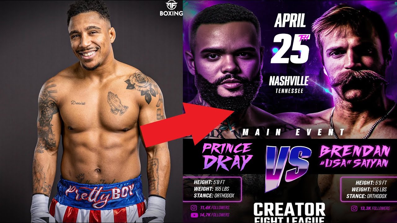 ANTHONY TAYLOR REVEALS CREATOR FIGHT LEAGUE 1 MAIN EVENT! - YouTube