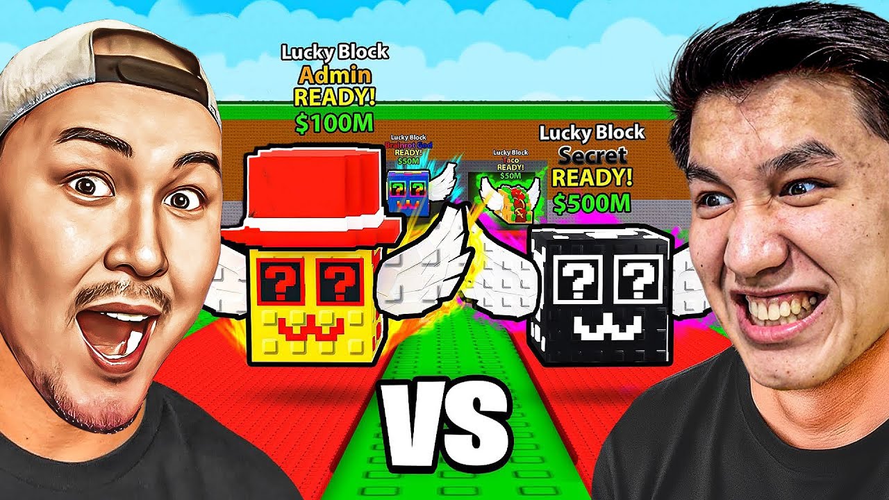 😱Ең Қымбат ЛАКИ БЛОКТАР Жарысы! Досымжан VS Нони! Укради Брейнрот Роблокс