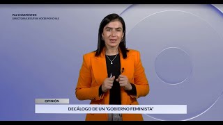 Decálogo de un 'gobierno feminista'  Por Paz Charpentier