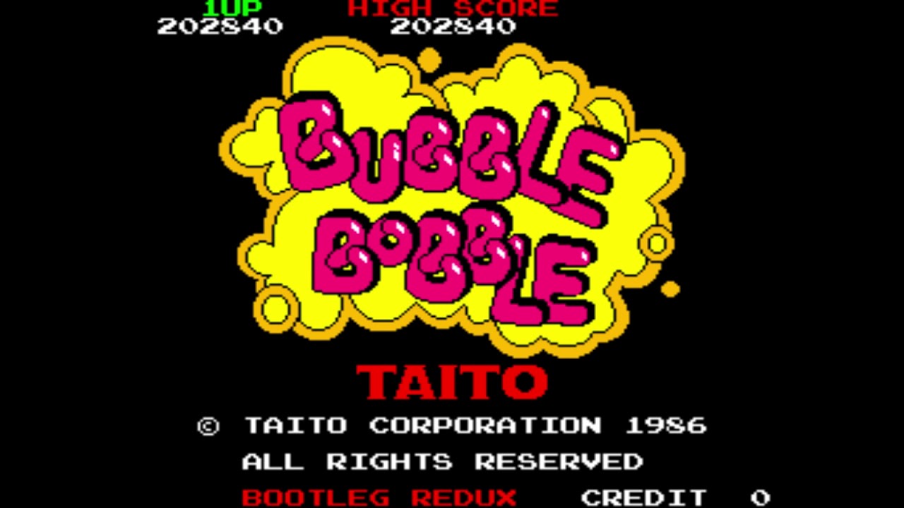 Mame Bubble Bobble 裏技使ってみた Youtube Mame Bubble Bobble 裏技使ってみた Youtube