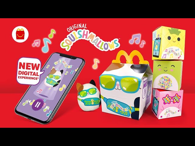 A sneak peek at the Squishmallows coming to McDonald's Happy Meals