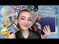 TESTING MY WHOLE EYESHADOW COLLECTION!! (part 1: drugstore palettes) #eyeshadow #review #speedreview