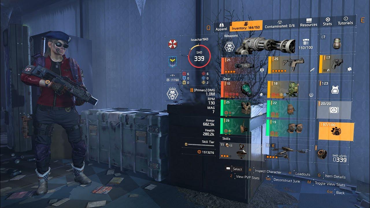 The Division 2 Weekly Summit Rush + Memento Exotic Backpack get