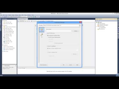 Create New Database Connection By SQL Server Integration Services SSIS