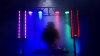 Numark Lightwave Compact Powered DJ Loudspeaker with Built-In Dual Array LED Light Show