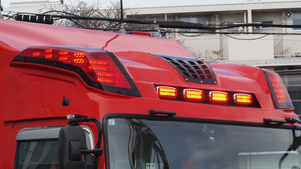赤色灯点滅シーン集3】赤色灯好き必見！WHELEN大阪サイレンパトライト