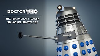 MK3 (Power/Evil) Dalek | 3d Model Showcase | Animation