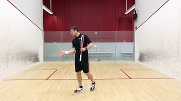 Squash tips: Forehand attacking options with David Palmer - Fast drop