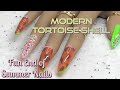 Modern Tortoise Shell | Fun End of Summer Nails