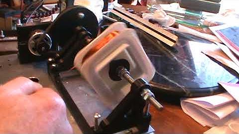 using the 3d printed coil winder