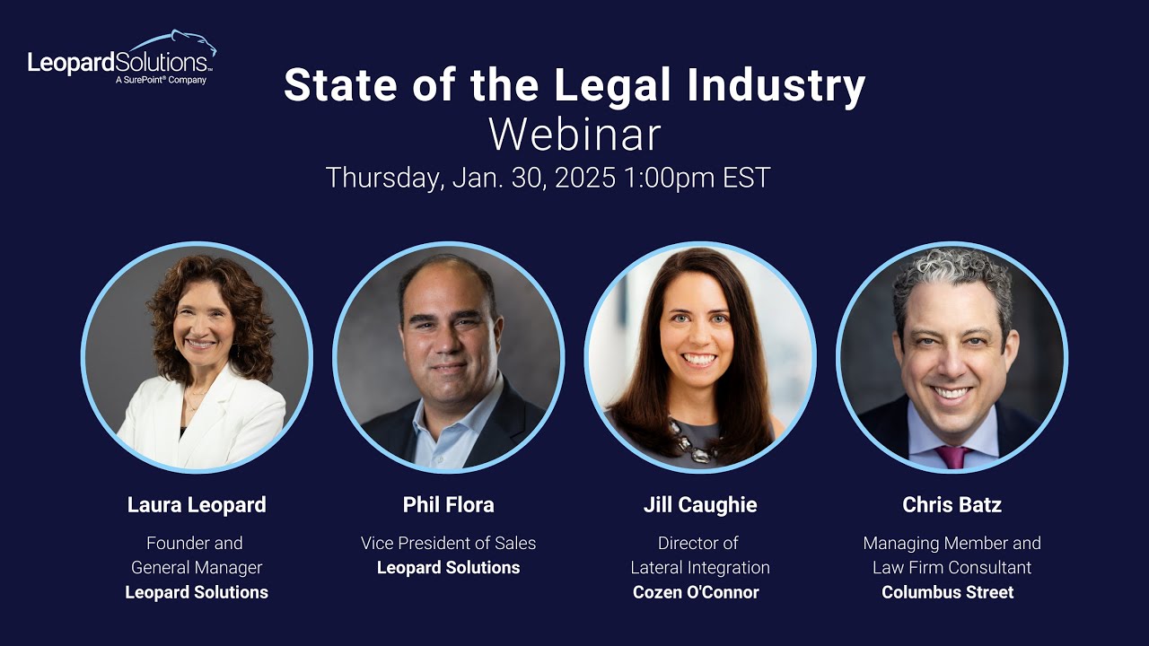 Leopard Solutions' 2024 State of the Legal Industry Webinar