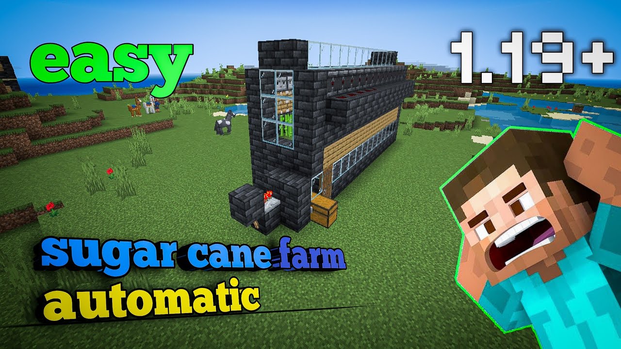 how to make infinity sugar cane farm automatic full working pocket ...