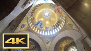 Basilica of the National Shrine of the Immaculate Conception Walking Tour in 4K -- Washington, D.C.
