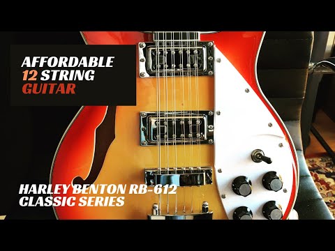 Harley Benton RB-612CS Classic Series (Affordable Electric 12 String Guitar) UNBOXING | Demo Review