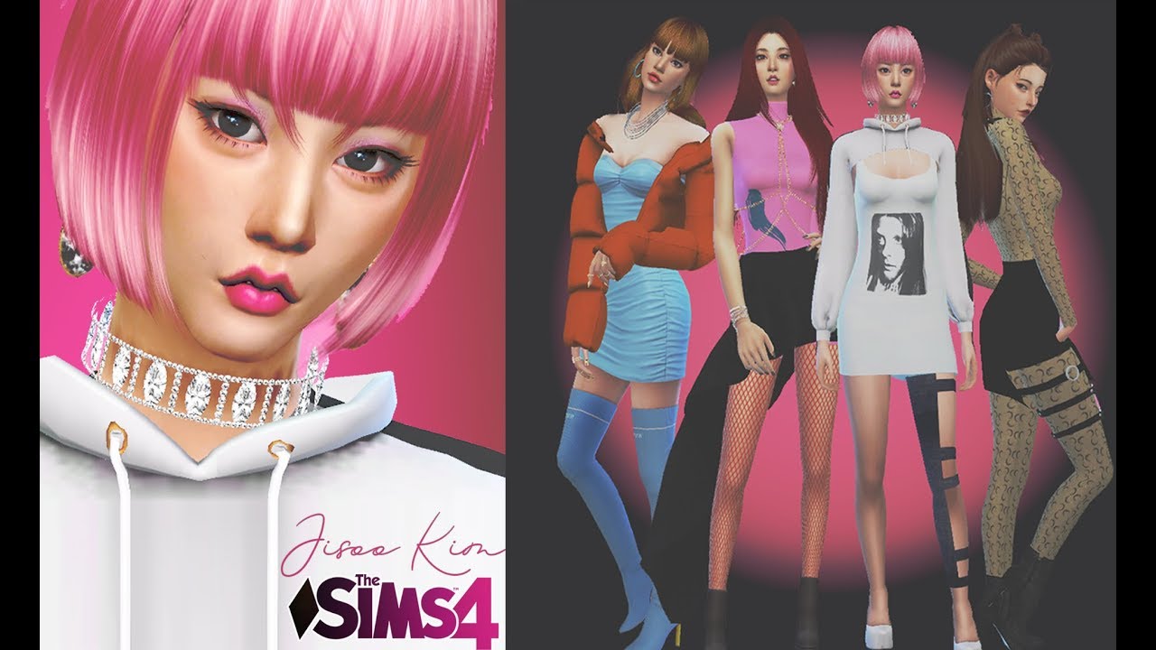 BLACKPINK The Sims 4 Jisoo  Ddu Du Ddu Du MV Outfits 