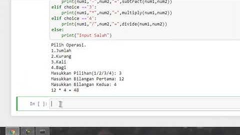 tutorial program sederhana bahasa pemrograman python