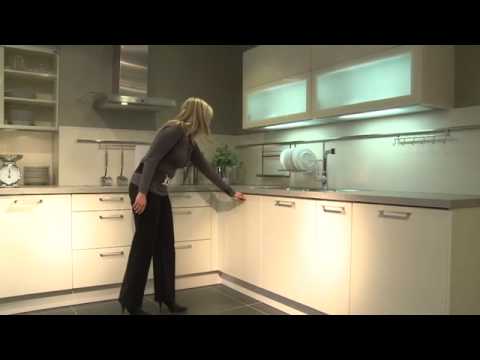 German Made Kitchens - Magic Corner Unit; Space Saving Ideas To Tidy Everything Away.