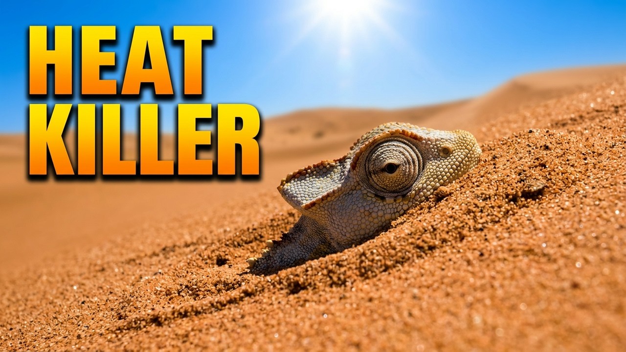 4K  How This Tiny Chameleon Survives the Deadliest Desert on Earth