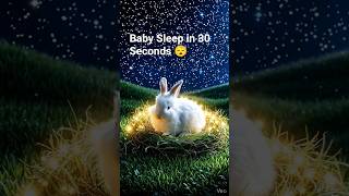 Cute Bunny Bedtime Song 🐰✨ Instant Baby Sleep #Shorts #BabySleep #NurseryRhymes