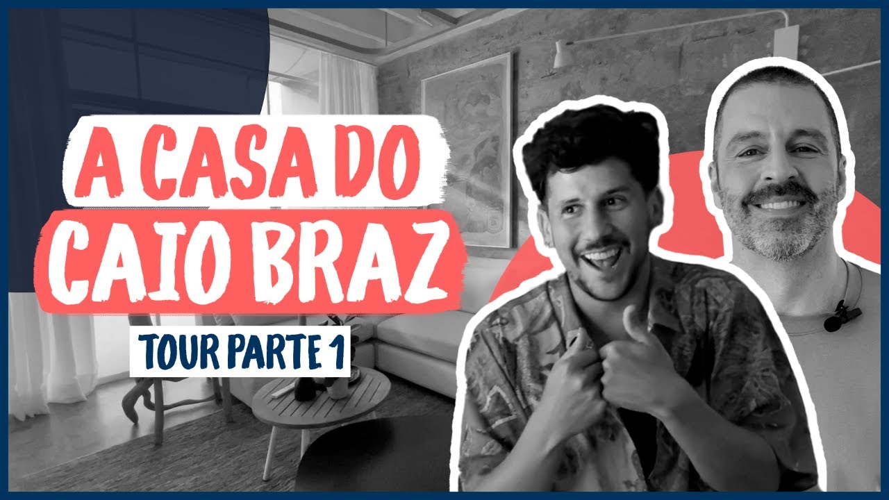 TOUR APTO DO CAIO BRAZ NO COPAN - A área social | #ReformaDoCaio Ep. 11