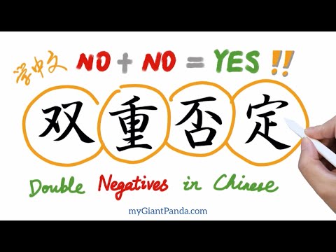 学中文【双重否定】Double Negative Sentences in Chinese 例句解析｜加强肯定语气 Emphasize Affirmative Tone 汉语初学者最容易犯的语法错误