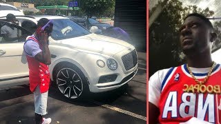 Boosie Takes His Bentley Bentayga 2017 To The Car Wash In Atlanta Early Morning