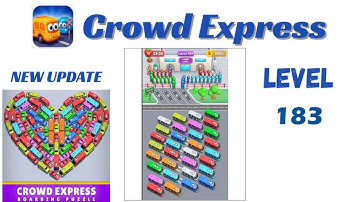 Crowd Express Level 183 Walkthrough 🚦 | Step-by-Step Solution | Go Answer