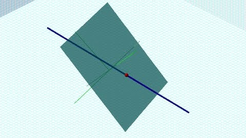 Ex: Determine the Point of Intersection of a Plane and a Line.