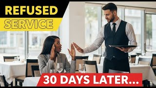“Restaurant Refused to Serve a Black Woman — Thirty Days Later, It Shut Its Doors for Good”