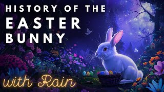 RAINY Bedtime Story - The Sleepy History of the Easter Bunny | Storytelling and Rain