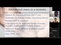Abdominal Mass in a Neonate