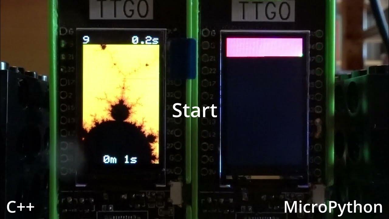 How fast is Python? - MicroPython versus C++ - YouTube