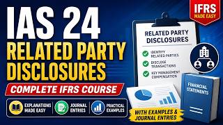 IAS 24 Related Party Disclosures | Complete IFRS Course with Journal Entries & Examples
