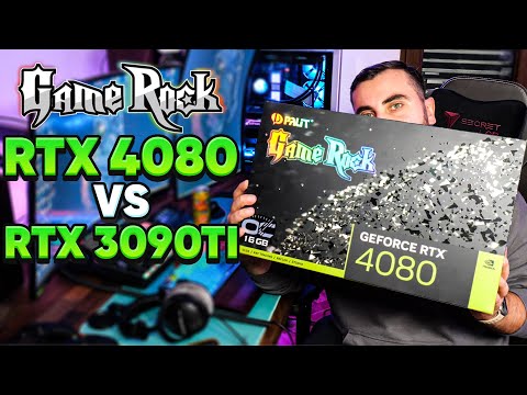 ჩემი ახალი ვიდეო ბარათი??? Palit Game Rock RTX 4080 vs RTX 3090 Ti